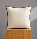 Ivory Edge Cushion