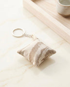 Desert Marble Mini Cushion Keychain